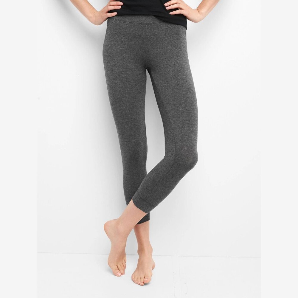 GAP Pure Crop Leggings Charcoal Grey Large - Perfect for summer!